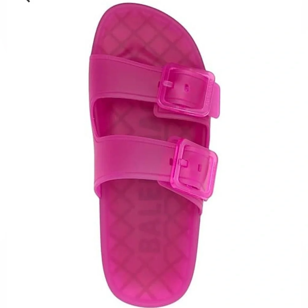 BALENCIAGA “Mallorca” jelly sandals AUTHENTIC, magenta - Picture 2 of 13